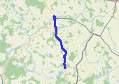 Trasa z dnia 2015-04-21 19:31 - mapa trasy gps - rower szosowy