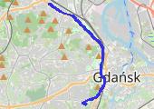 dom - mapa trasy gps - rower szosowy