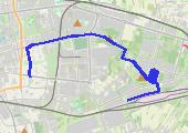dell - mapa trasy gps - rower szosowy