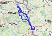 Trasa z dnia 2015-04-22 12:14 - mapa trasy gps - rower szosowy