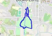 Trasa z dnia 2015-04-22 19:04 - mapa trasy gps - spacer