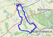 Trasa z dnia 2015-04-22 20:03 - mapa trasy gps - rower szosowy