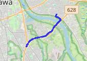 Trasa z dnia 2015-04-22 20:20 - mapa trasy gps - rower szosowy