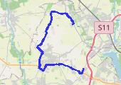 Trasa z dnia 2015-04-23 16:48 - mapa trasy gps - rower trekkingowy