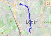 Trasa z dnia 2015-04-20 17:14 - mapa trasy gps - rower szosowy