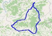 Trasa z dnia 2015-04-23 19:09 - mapa trasy gps - rower górski