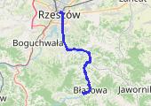 Trasa z dnia 2015-04-23 17:50 - mapa trasy gps - rower szosowy