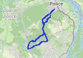 Rower - mapa trasy gps - rower górski