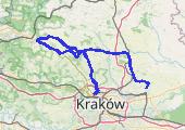 Wycieczka do Ojcowa I Pieskowej Skały - mapa trasy gps - rower szosowy