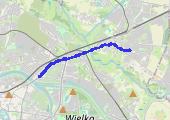 Trasa z dnia 2015-04-23 22:21 - mapa trasy gps - rower szosowy