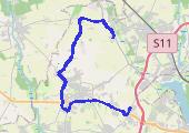 Trasa z dnia 2015-04-24 07:19 - mapa trasy gps - rower trekkingowy