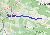 Trasa z dnia 2015-04-24 06:09 - mapa trasy gps - rower szosowy