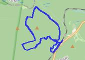 Trasa z dnia 2013-02-10 11:00 - mapa trasy gps - narty biegowe