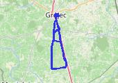 Trasa z dnia 2015-04-24 17:43 - mapa trasy gps - rower szosowy