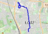 Trasa z dnia 2015-04-24 18:06 - mapa trasy gps - rower szosowy