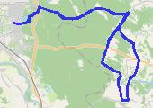 Trasa z dnia 2015-04-24 19:01 - mapa trasy gps - rower szosowy