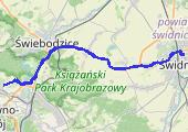 Trasa z dnia 2015-04-24 06:49 - mapa trasy gps - rower szosowy
