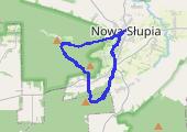 Na Święty Krzyż z innej strony - mapa trasy gps - wędrówka