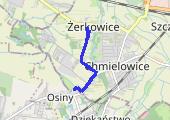 Trasa z dnia 2015-04-25 11:04 - mapa trasy gps - rower trekkingowy