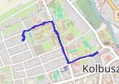 Trasa z dnia 2015-04-25 11:09 - mapa trasy gps - rower szosowy