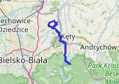Trasa z dnia 2015-04-25 11:50 - mapa trasy gps - rower szosowy