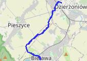 Trasa z dnia 2013-02-10 18:21 - mapa trasy gps - marsz