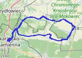 Trasa z dnia 2015-04-25 15:25 - mapa trasy gps - rower szosowy