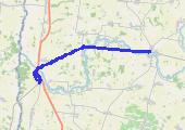 Trasa z dnia 2015-04-25 15:36 - mapa trasy gps - rower szosowy