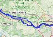 Trasa z dnia 2015-04-25 19:23 - mapa trasy gps - rower trekkingowy