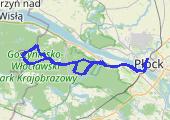 Autostrada Kobyle Błota 2015-04-25 20:03 - mapa trasy gps - rower górski