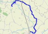 Trasa z dnia 2015-04-25 08:07 - mapa trasy gps - rower szosowy
