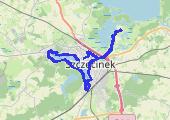 rower - mapa trasy gps - rower szosowy