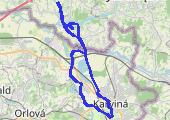 START.. - mapa trasy gps - rower górski