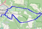 26.04.2015 - mapa trasy gps - rower szosowy