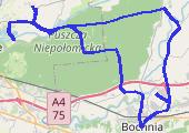 Trasa z dnia 2015-04-26 17:00 - mapa trasy gps - rower szosowy