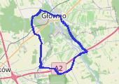 Rezerwat Zabrzeźnia - mapa trasy gps - rower górski