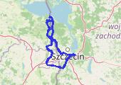 rower 2015-04-26 Nw Warpno - DE - Gryfino - mapa trasy gps - rower szosowy