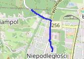 Trasa z dnia 2015-04-27 06:15 - mapa trasy gps - rower szosowy