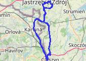 Trasa z dnia 2015-04-27 19:02 - mapa trasy gps - rower szosowy