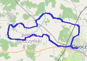 Trasa z dnia 2015-04-27 19:04 - mapa trasy gps - rower szosowy