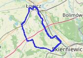 Trasa z dnia 2015-04-27 19:31 - mapa trasy gps - rower szosowy