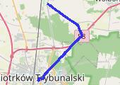 przejazdzka rowerem z dn. 27.04.2015r - mapa trasy gps - rower górski