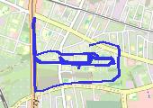 Trasa z dnia 2015-04-27 20:38 - mapa trasy gps - rower szosowy