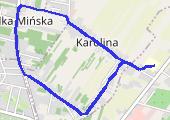 Trasa z dnia 2015-04-27 18:12 - mapa trasy gps - bieganie