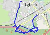 Marszobieg 2013-02-15 10:25 - mapa trasy gps - marsz