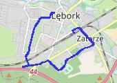 Spacerek 2013-01-30 17:10 - mapa trasy gps - marsz
