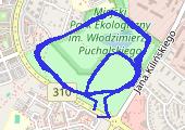 Trasa z dnia 2015-05-05 10:04 - mapa trasy gps - nordic walking