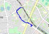 Trasa z dnia 2015-05-04 18:29 - mapa trasy gps - rower górski