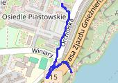 Trasa z dnia 2015-05-08 19:01 - mapa trasy gps - bieganie