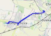 Trasa z dnia 2015-05-09 17:34 - mapa trasy gps - rower trekkingowy